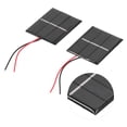 thumbnail image 4 of Kit De Células Solares, Mini Paneles Solares Módulo De Panel Solar 0.4W 1.5V 2 Piezas 43x55 Mm Para Luces Publicitarias ANGGREK Polysilicon Solar Panel, 4 of 8