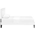 thumbnail image 3 of Modway Virginia Faux Leather Twin Platform Panel Bed in White, 3 of 5
