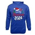 thumbnail image 4 of Fiudx Sudadera Capuchino y Estampado Navideño para Hombre, Ligera, Deportiva, con Cuello Curvo, Ideal para Gimnasio y Ciclismo, Estilo de Vida Activo, Transpirable., 4 of 4