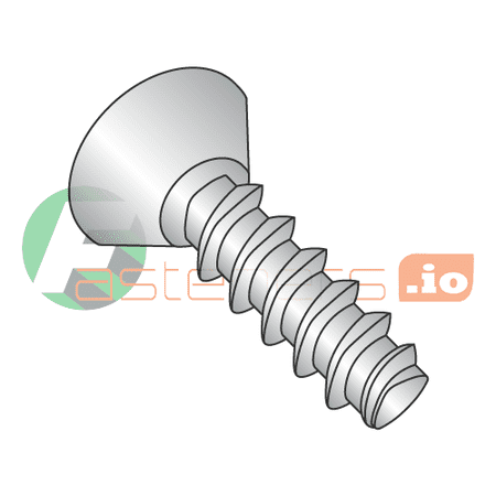 

#10 x 3/8 48-2 Trilobe (48-2 Trilobe) Thread Forming Screws / Phillips / Flat Undercut Head / 18-8 Stainless Steel (Quantity: 5 000 pcs)