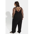 thumbnail image 6 of CASSIE LIZ Jumpsuit for Women Casual Plus Size Summer Jumpsuits Spaghetti Strap Rompers Wide Leg Pants Overalls Dressy Trendy Outfits Clothes with Pocket Solid/Sequin/Tie Dye/Leopard (XL-5XL), 6 of 8