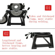 INTBUYING 2.48-6.30 Pipe Fusion Welding Machine Electric Tube Butt Fusion Equipment for HDPE Pipe Fusion Welder Two Clamps