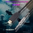 thumbnail image 4 of Cable De Guitarra Usb Cable de guitarra USB USB macho a 6,35 mm 1/4 TS Cable adaptador de conector mono (2 m), 4 of 6