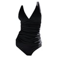 thumbnail image 3 of MKLEKYY Trajes De Baños Women'S Two Piece Bikini Swimsuit Sexy Neck Swimwear With High Waist Bottoms, 3 of 3