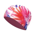 thumbnail image 1 of Gorro de natación unisex transpirable de tela suave de secado rápido para cabello largo y corto. Patrón aleatorio, 1 of 6