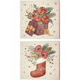 thumbnail image 1 of Great Art Now Winter Blooms B by Janelle Penner 2 Piece Canvas Art Set Each 14"W x 14"H, 1 of 4