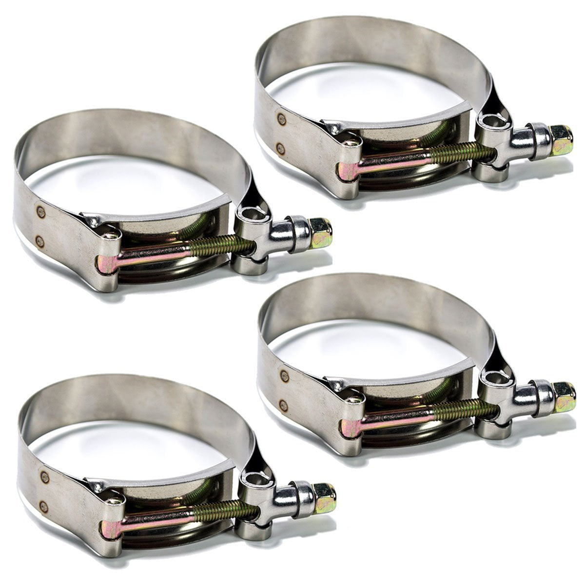 Worm Gear Clamps 2.04"-3.00" clamping range pack of 10 intercooler turbo pipe 