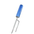thumbnail image 1 of LOVIVER Support de Poteau en Acier Inoxydable Réglable Portable Amovible Bleu double insert, 1 of 5