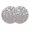 White, variant on Light Purple Cherry Round 15 Inch Placemats Set of 8, Spring Floral Gray Flowers Blossom Beige HeatResistant Non Slip Place Mats for Dining Table, Wipeable Braided Kitchen Table Mats for Housewarming
