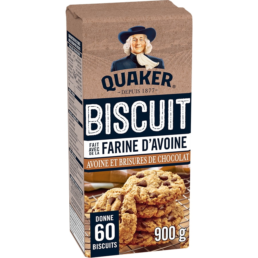 Quaker Oat Flour Oatmeal Chocolate Chip Cookie Mix, 900 g