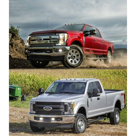 For Fog Lamps Lights Kit for 2017 2018 2019 Ford F-250 F-350 F-450 Super Duty