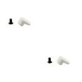 thumbnail image 4 of Riwesomey Gancho para guardabarros Abrazadera de rueda Pieza reemplazada Multicolor Tamaño compacto Accesorios mejorados Suministros exquisitos Blanco 2piezas, 4 of 6