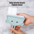 thumbnail image 4 of Vacemry Mini Broom and Dustpan Set, Soft Bristle Cleaning Tool for Desk Table Countertop, Small Sweeper for Window Sill Keyboard Electronics, Snap-Together Storage with Grip Handle, 4 of 6