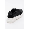 thumbnail image 4 of Pablo - Zapatillas de plataforma de piel y ante negro con diamantes de imitación (mujer) negro 22.5 CM, 4 of 5