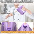 thumbnail image 5 of Batteur à Main Électrique Professionnel avec 5 Vitesses et Fouet en Acier Inoxydable - Violet, 5 of 5