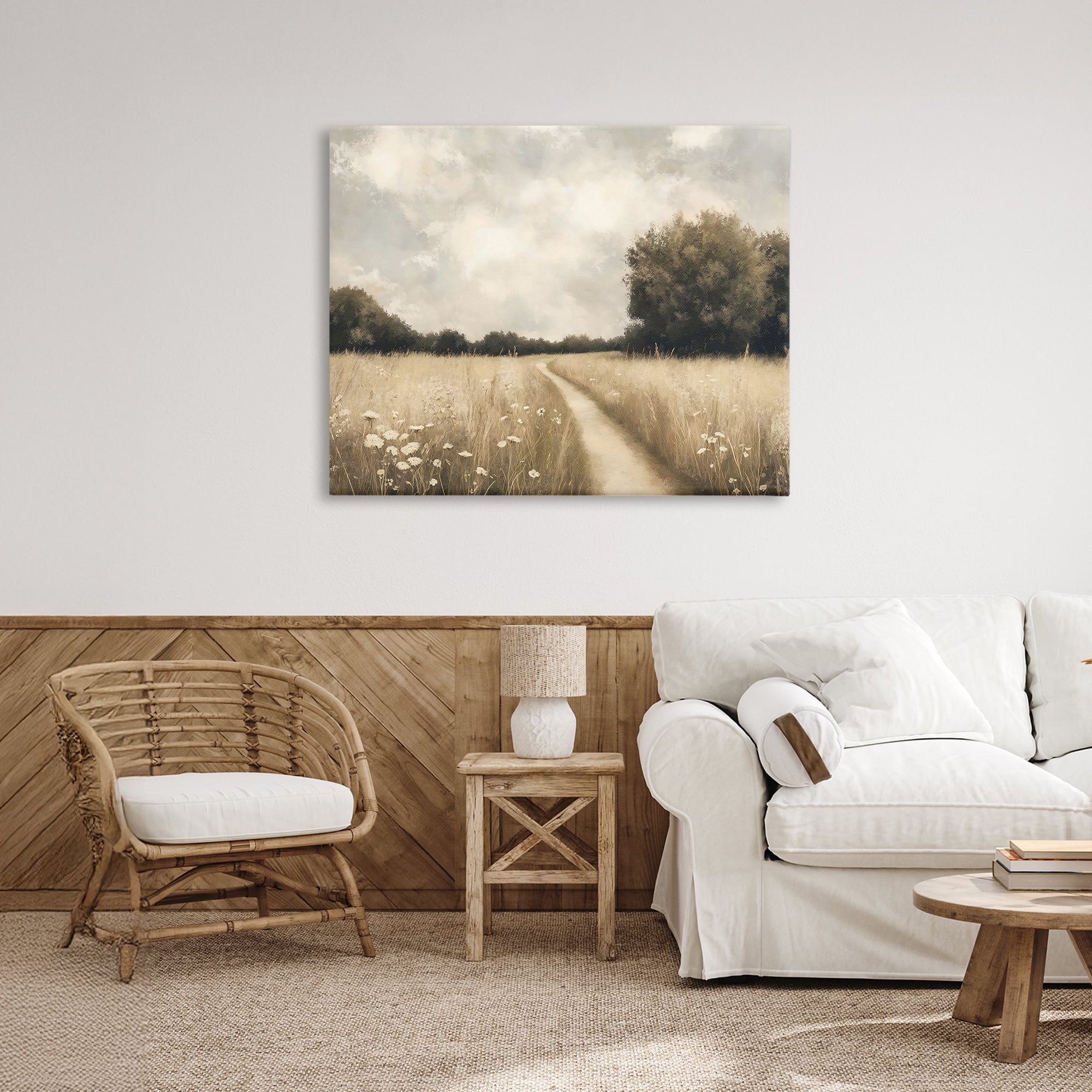 Stupell Industries Journey Through Wildflowers in Meadow Canvas Wall Art, design by Creative Studio