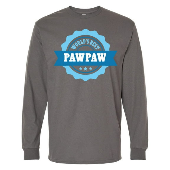 Inktastic Grandparents Day Worlds Best Pawpaw Long Sleeve T-Shirt
