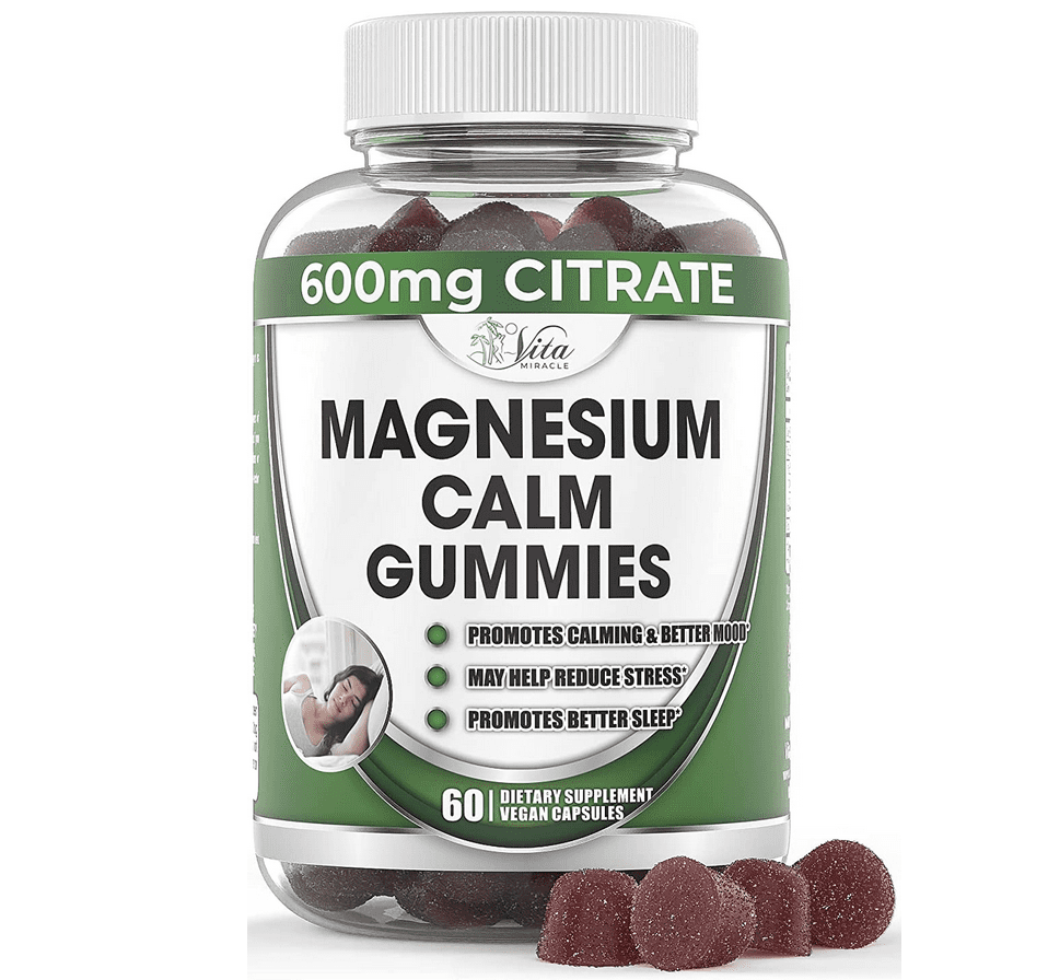 Magnesium Gummies for Adults Kids Men Women 600mg Magnesium Citrate
