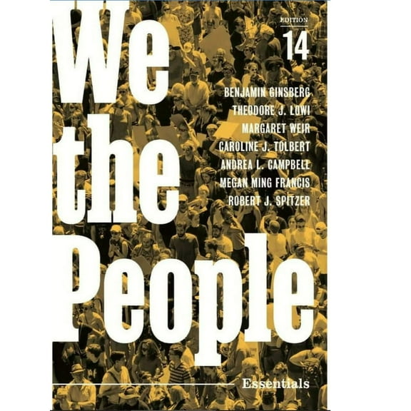 Pre-Owned We the People : An Introduction to American Politics [14th Essentials Edition] Paperback