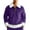 Purple E#002, variant on Havenx Hoodies for Women Christmas Quarter Zip Fuzzy Flannel Long Sleeve Sweatshirt Big and Tall Soild Color Santa Top Fleece Zipper Xmas Pullover Tops,Purple M