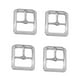 thumbnail image 5 of 4 Unids Broche de Hebilla para de Bricolaje Pin de Rectangular Accesorios para Fabricado Monedero Manualidades Plata, 5 of 8
