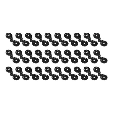 

Huhuzaio Labor Day Shade Cloth Plastic Clips Windproof Awning Clips Greenhouse Shade Cloth Fixing Clips Tent Clip Accessories for Garden Net Shade Net (Black 30Pcs) Tools