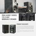 Polk Audio T30 Center Channel Speaker with Polk DSW PRO 440 WI
