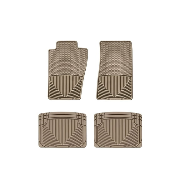 WeatherTech All-Weather Floor Mats compatible with Explorer Sport, Mountaineer, Explorer - 1st & 2nd Row, Tan