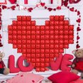 thumbnail image 3 of Globo de aluminio con forma de corazón para pared, globos con letras de amor para bodas, fiestas, feliz día de San Valentín, suministros de decoración del hogar, 3 of 6