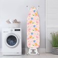 thumbnail image 4 of HELLHERO Ironing Cover Protector Non-Slip 15x54 Inch Ironing Board Cover Protection Covers Quick Install Elastic Edge, Christmas Rabbit and Carrots, 4 of 4