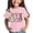 Pink, variant on MUXiin Easter T Shirts for Toddler Girls 3d Prints Short Sleeve T-Shirt Casual Easter Day Summer Tops Girls' Tops, Tees & Blouses Easter Gifts for Kids(White,12-18 Months)