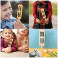 thumbnail image 4 of 2Pcs Jingle Bells for Kids Musical Instruments with Wooden Rectangular Handle 9.9X1.6X1.4in, 4 of 8