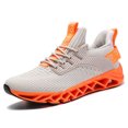 thumbnail image 2 of Slip on Sneakers for Women Running Shoes Tennis Walking Shoes Ladies Gym Workout Jogging Fashion Sneaker Beige Size 8, 2 of 8