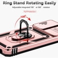 thumbnail image 2 of Estuche GANGXUN para Samsung Galaxy A13 4G, soporte giratorio 360°, estilo mecánico y magnético, 2 of 5