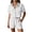 White, variant on Bloomae Two Piece Linen Short Sets for Women Trendy Summer Short Sleeve Button Down T-Shirts Tops with Pockets and Elastic Waist Short Pants Matching Loungewear Outfits Black S