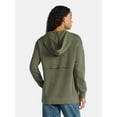 thumbnail image 4 of Time and Tru Women's and Women's Plus Fashion Mixed Media Hoodie, Sizes XS-4X, 4 of 6