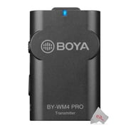 Boya BY-WM4 PRO-K2 Two-Person Digital Camera-Mount Wireless Omni Lavalier Microphone System (2.4 GHz)