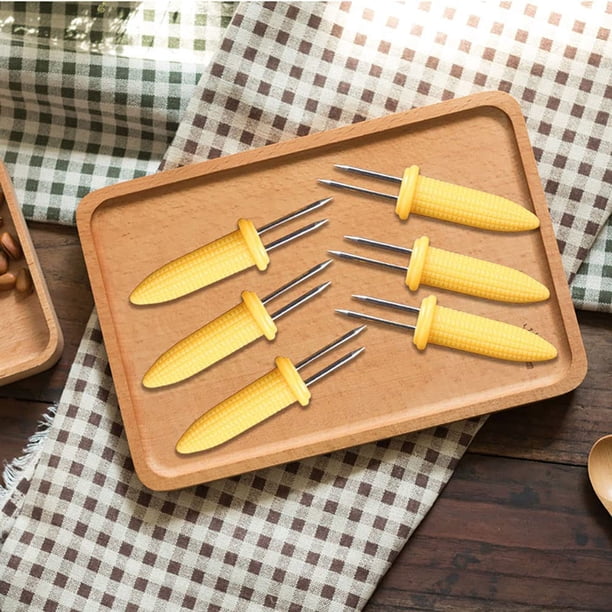 12 Pinchos De Acero Inoxidable Para Mazorcas De Maíz - 62 X 18 Mm, Para BBQ Y Cocina