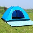 thumbnail image 3 of Wehilion 4-Person Camping Tent,Lightweight Instant Pop-Up Outdoor Tent for Backpacking, Hiking, or Beach by Wakeman Outdoors (Blue), 3 of 5