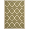 thumbnail image 4 of Safavieh Courtyard Alyssa Geometric Indoor/Outdoor Area Rug, 7'10" x 7'10" Round, Green/Beige, 4 of 10