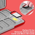 thumbnail image 2 of TSV Game Card Holder Case Fit for 24 Nintendo Switch/OLED Game Cards, 24 Micro SD Cards, Game Cartridge Storage Box, 2 of 6