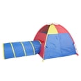 thumbnail image 2 of Pacific Play Tents Hide Me Tent and Tunnel Combo - Blue, Red, Yellow 51" x 51" x 43", Child, 2 of 13