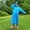 Blue - Adult Bundle, variant on EVA Rain Poncho Thickened Hooded Full Coverage Raincoat for Travel Camping and Outdoor Use