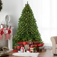 thumbnail image 2 of 12' Pre-Lit Full Olympia Pine Artificial Christmas Tree with Wheels- Warm White LED Lights, 2 of 7