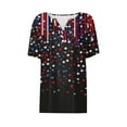 thumbnail image 5 of VerPetridure American Flag Shirts for Women 4th of July T Shirt Funny USA Print V-Neck Tees Patriotic Casual Short Sleeve Tops, 5 of 5