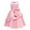 Pink, variant on Odeerbi Toddler Girls Princess Dresses Party Gowns Printed Dress Sleeveless Formal Dress Round Neck Evening Dress Dark Blue