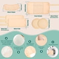 thumbnail image 4 of 4Pcs Waist Neck Oil Pack Set with Chest Pads Washable Reusable Knee Essential Oil Wrap Mess-Free Oil Pack Wrap with Adjustable Elastic Straps Soft Comfortable Oil Pack for Chest Waist Nec, 4 of 6