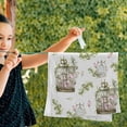 thumbnail image 6 of SKYSONIC 2 Pack Watercolor Birdcage Hand Towels, Flowers Spring Kitchen Towel Ultra Soft and Absorbent,Decorative Fingertip Face Towel for Bathroom Hotel, 28.3"x 14.4", 6 of 6