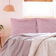 thumbnail image 2 of PiccoCasa 4 Pack Faux Fur Throw Pillow Cases Covers with Zipper Velvet Pillow Shams Queen Mauve, 2 of 6