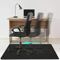 thumbnail image 5 of Chair Mat for Hardwood and Tile Floor, Anti-Slip, Non-Curve, for Rolling Chair and Computer Desk, 47 x 35 inch, Black, 5 of 8
